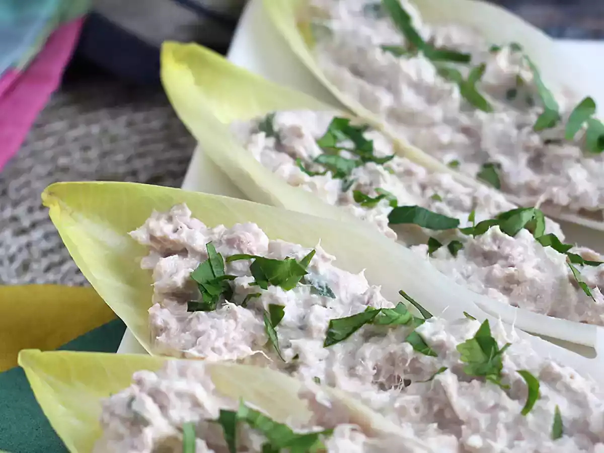 Barquettes d'endives garnies de thon - photo 4