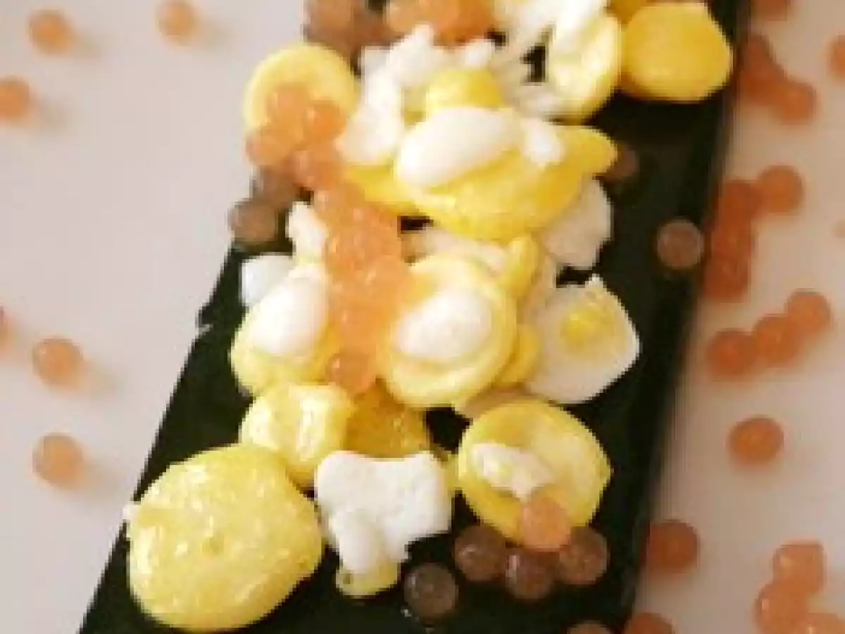 Barre Florentine à l'oeuf déstructuré