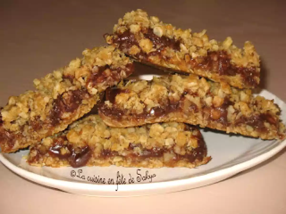 Barres au Caramel et aux Flocons d'Avoine