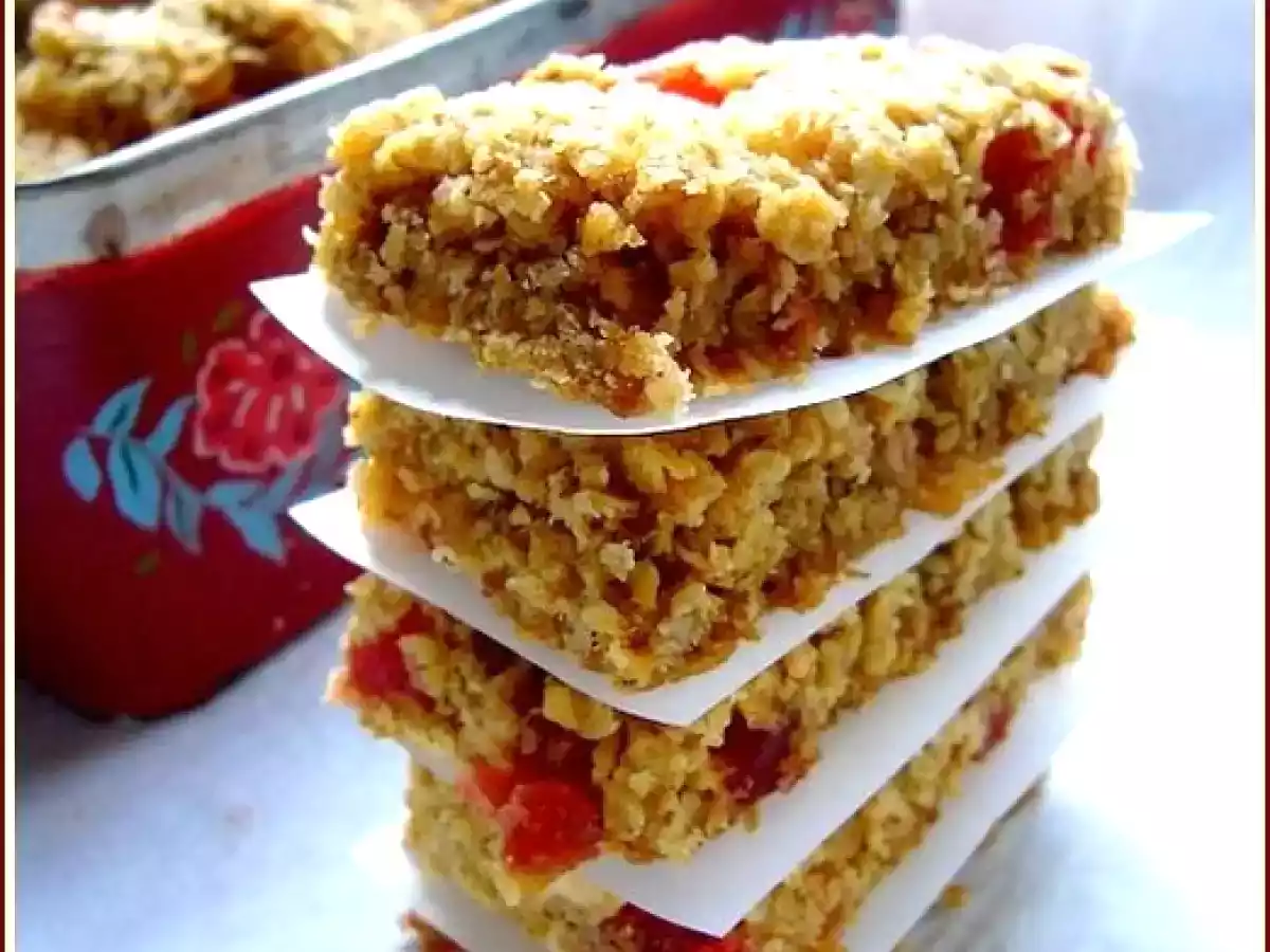 Barres aux céréales pomme et fraise