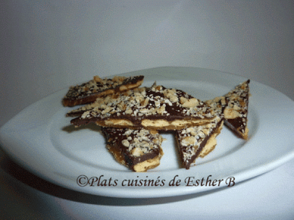 Barres croquantes au chocolat