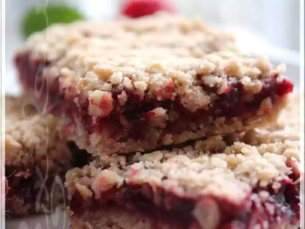 Barres d'avoine aux framboises