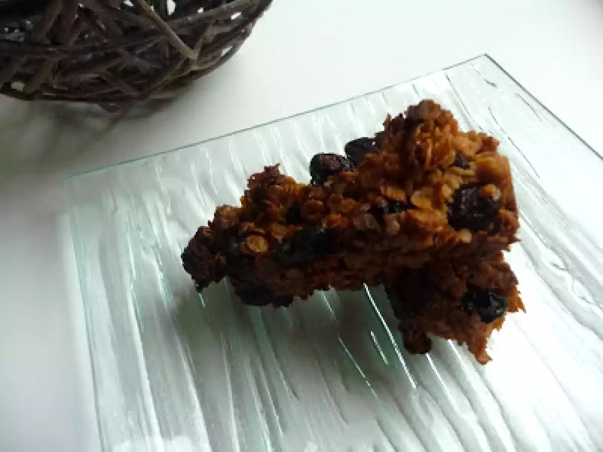 Barres de céréales aux raisins secs