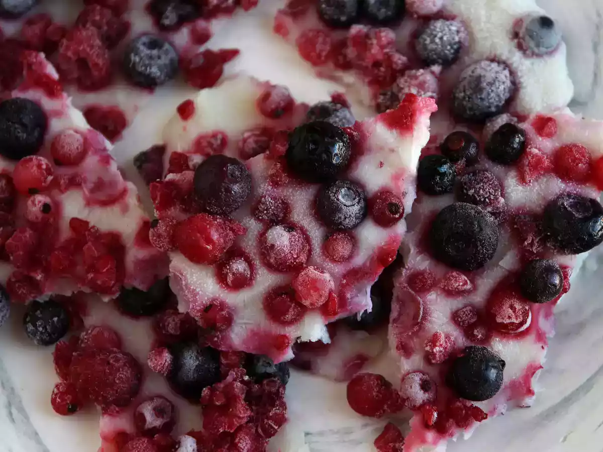 Barres de yaourt glacé aux fruits rouges - photo 3
