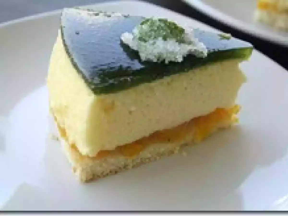 Bavarois à l'Orange et Miroir au Basilic - photo 2