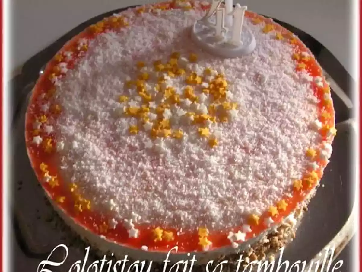 BAVAROIS ananas coco