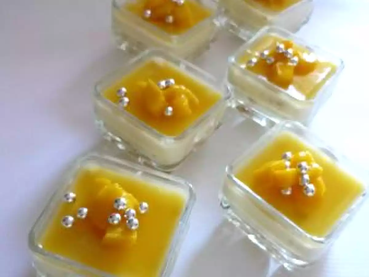 Bavarois au citron en verrine