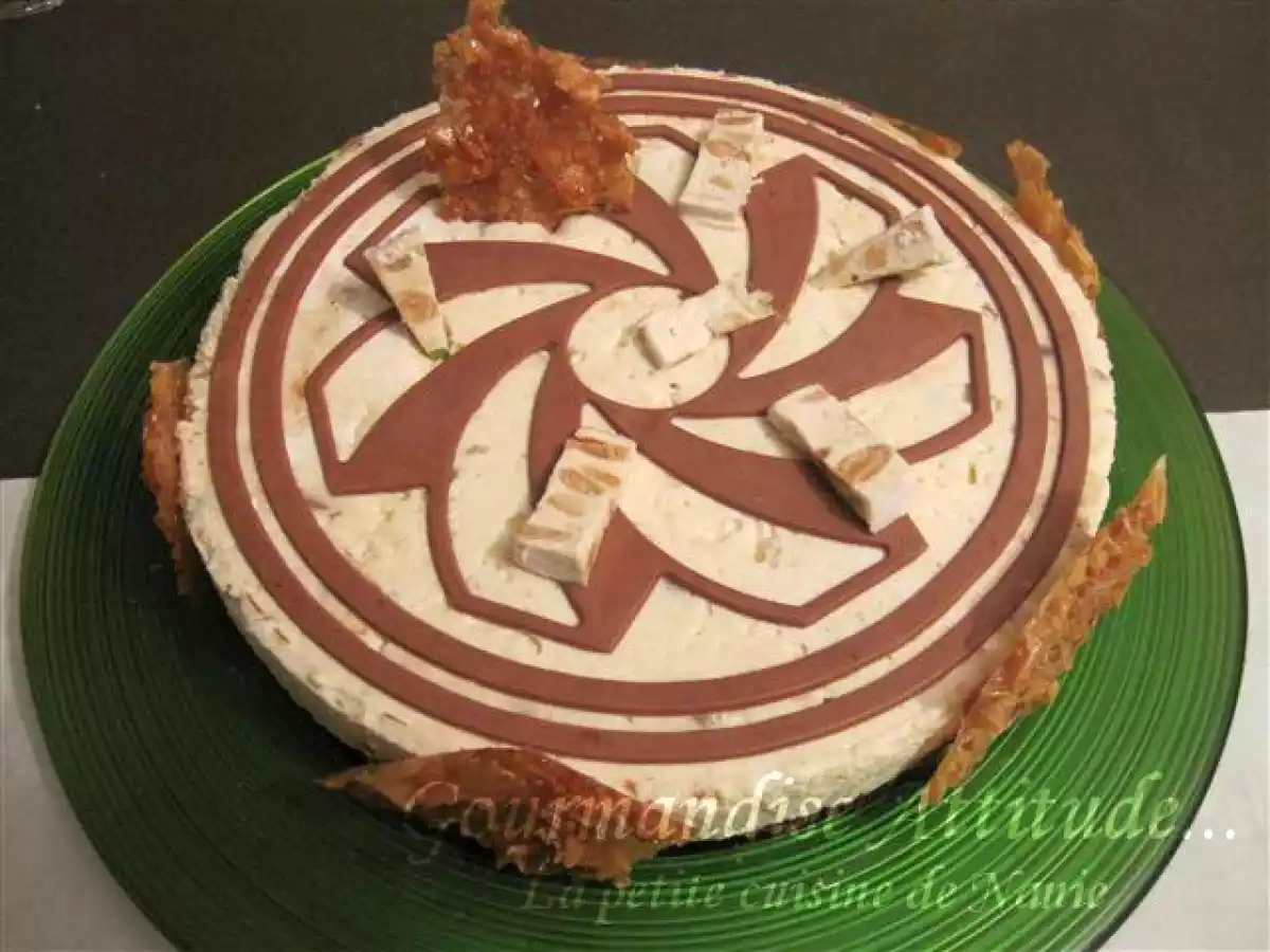 Bavarois au nougat