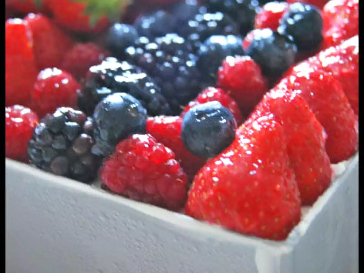 Bavarois blanc et fruits rouges - photo 2