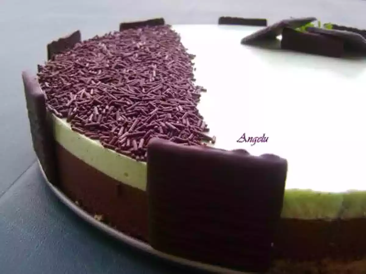 Bavarois chocolat-menthe