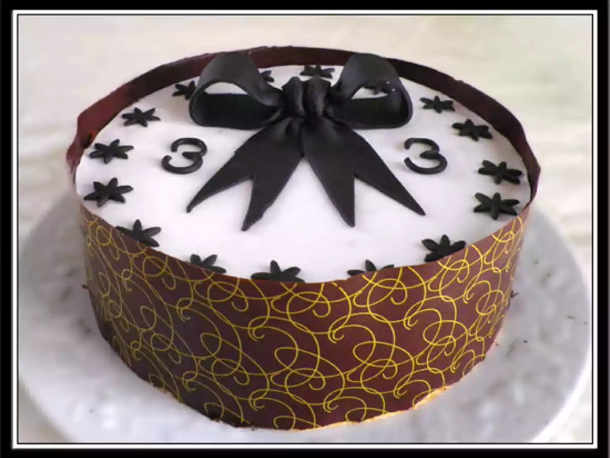 Bavarois citron, chocolat blanc et framboises