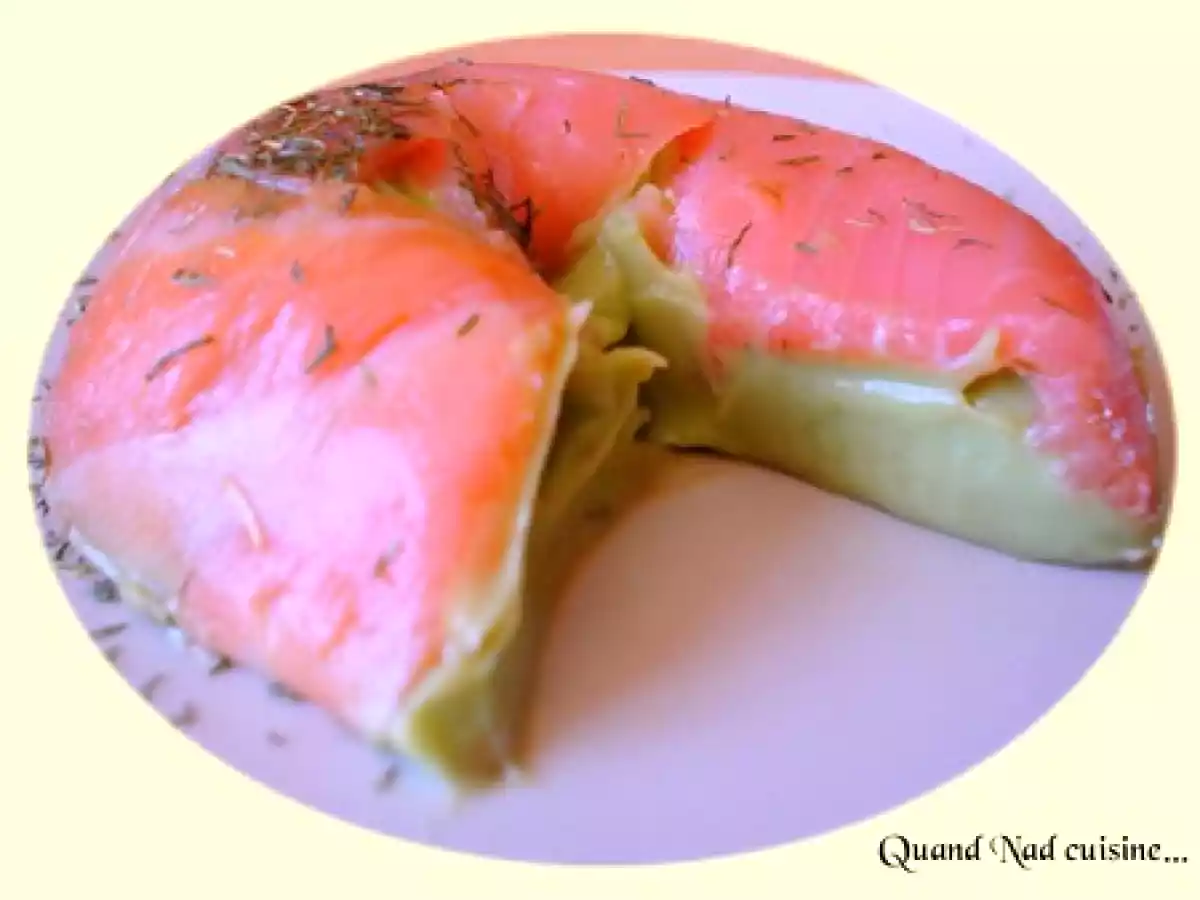 Bavarois d'avocat au saumon fumé - photo 2