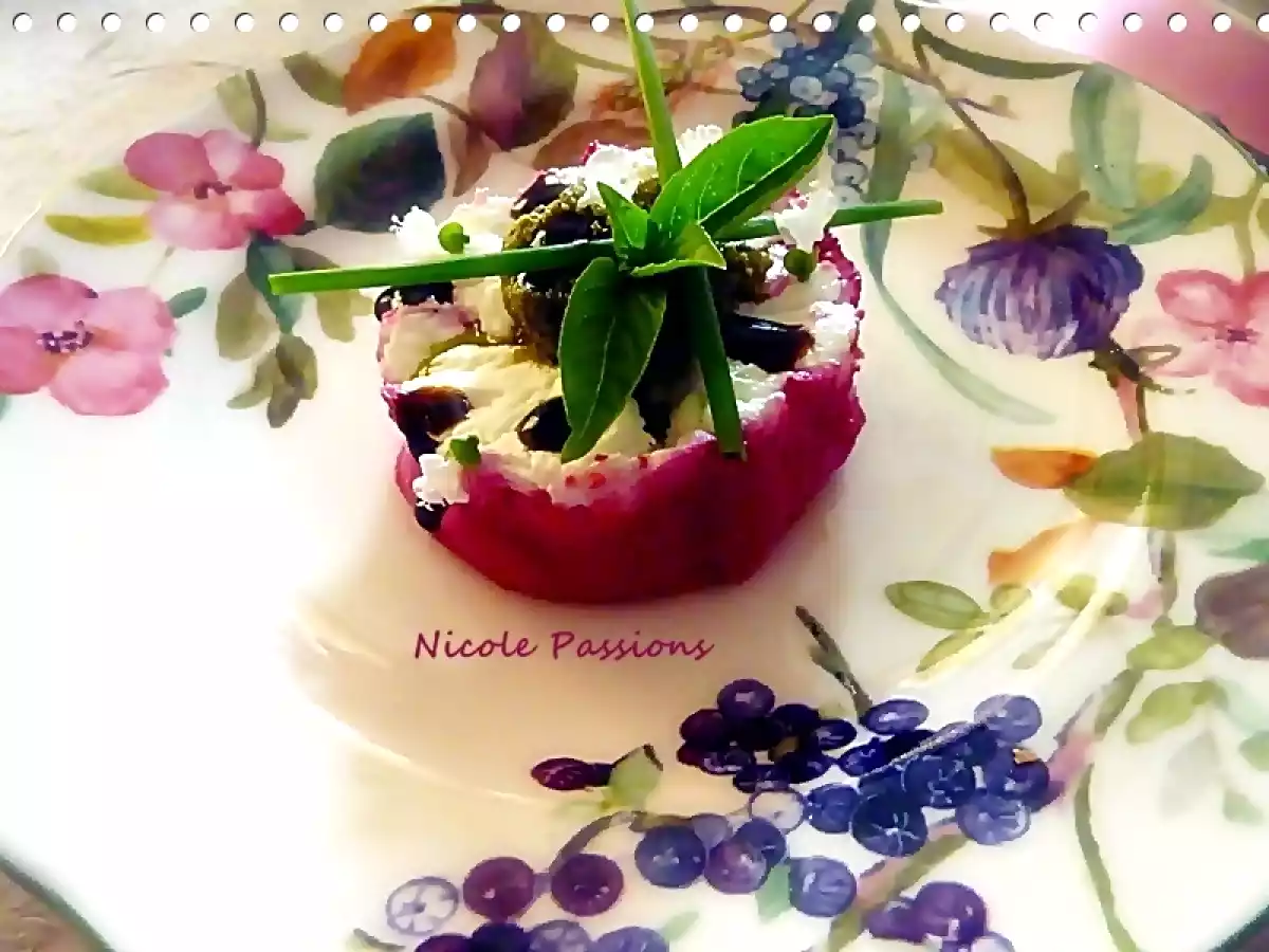 Bavarois de betterave