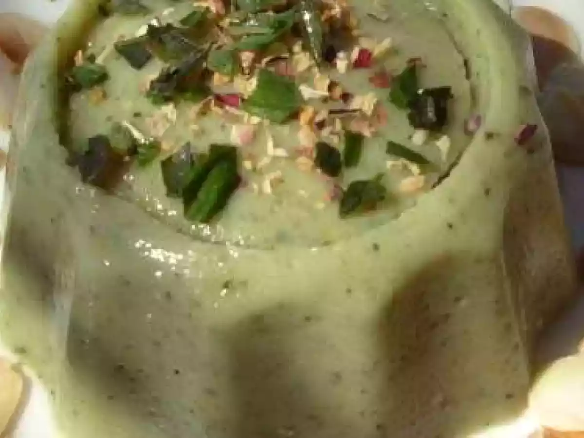 Bavarois de courgettes aux amandes et au basilic - photo 3