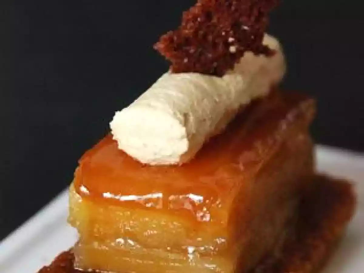 Bavarois de foie gras sur confit de pommes et pain d'épices - photo 3