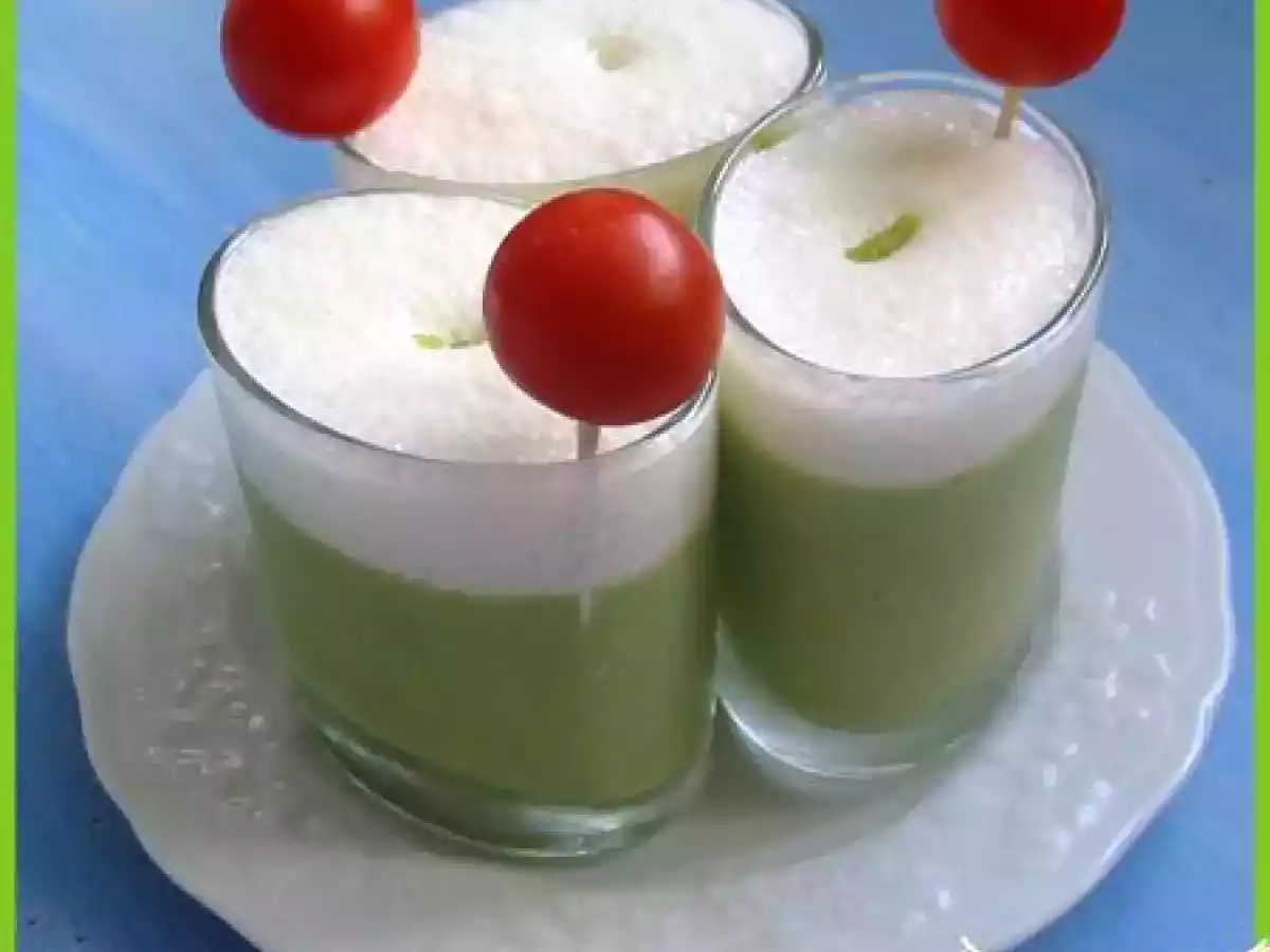 Recette bavarois petits pois citron vert estragon wasabi
