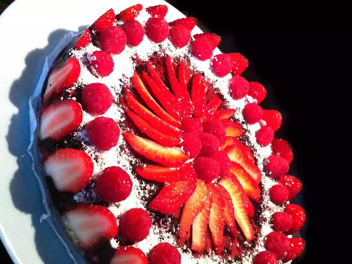 Bavarois façon fraisier ! Un succès light !