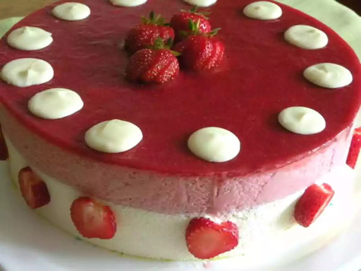 Bavarois Fraises au Chocolat blanc - photo 2