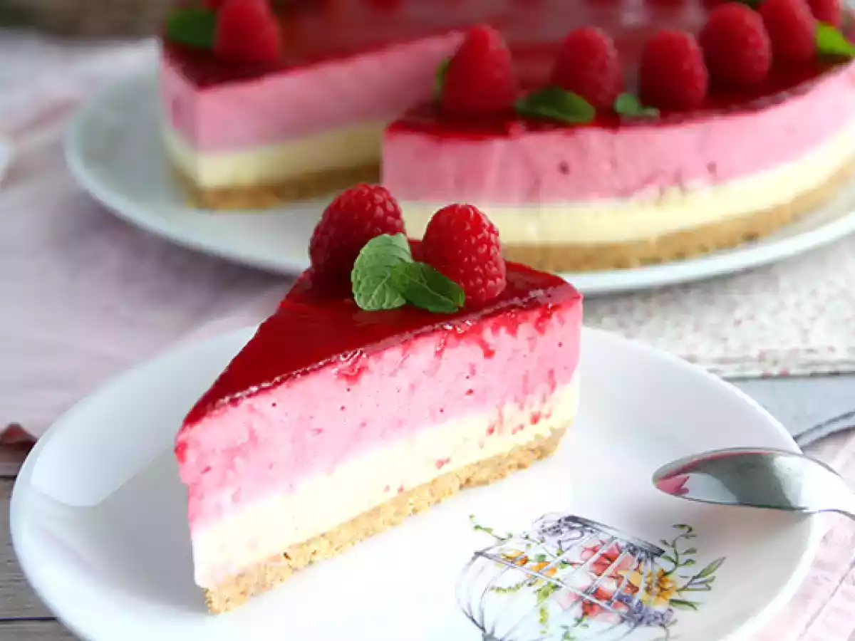 Bavarois framboise chocolat blanc (étapes et vidéo) - photo 2