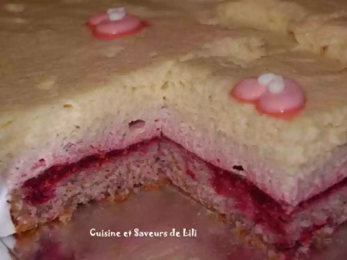 Bavarois framboise et vanille