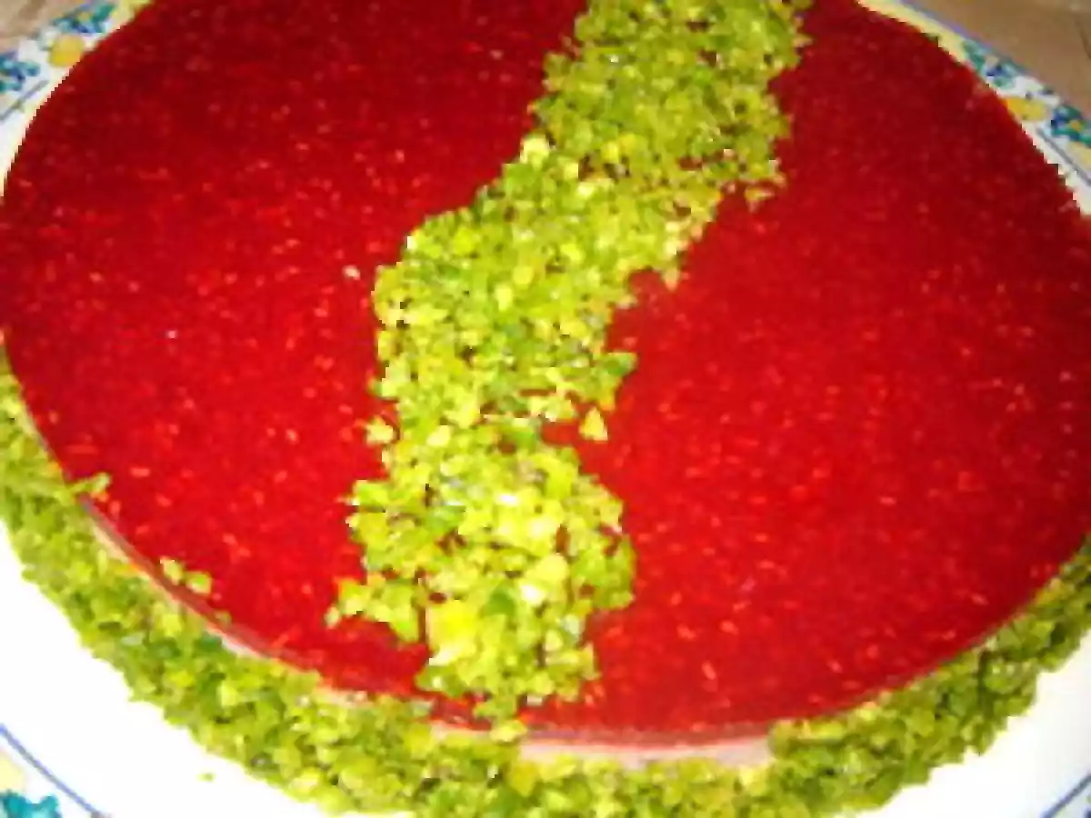 Bavarois framboise ou un dessert de réveillon assez léger