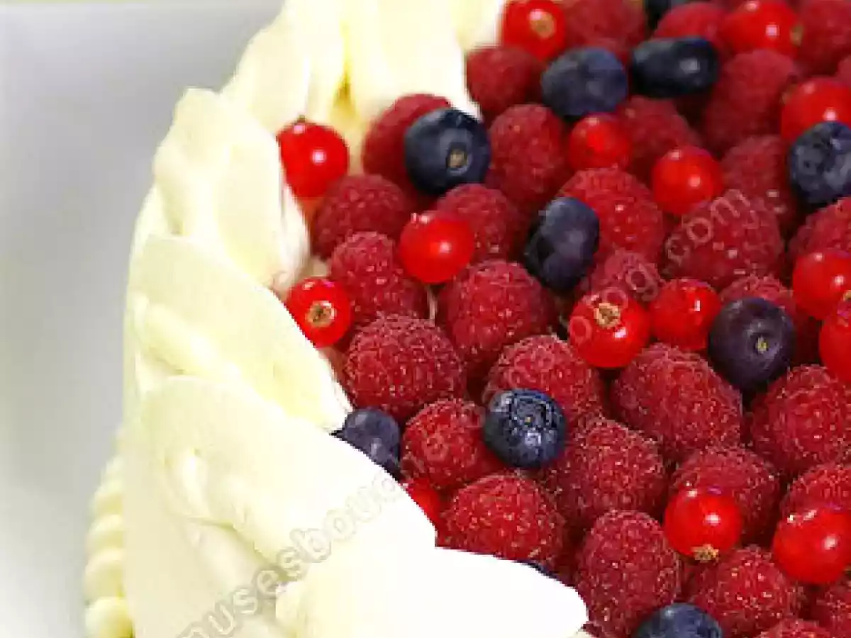 Bavarois framboises et chocolat blanc - photo 2