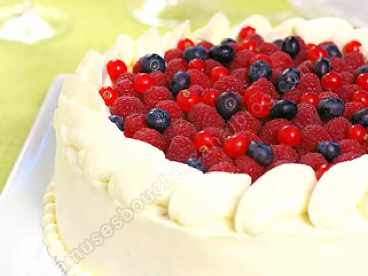 Bavarois framboises et chocolat blanc - photo 3