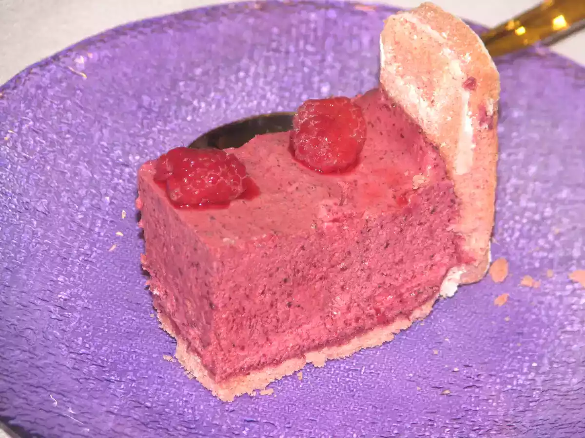 Bavarois framboises, myrtille, groseille - photo 2