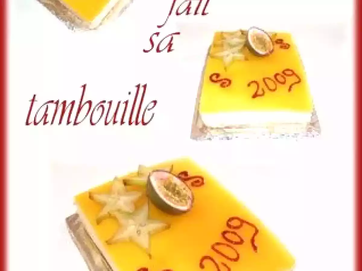 BAVAROIS mangue/orange