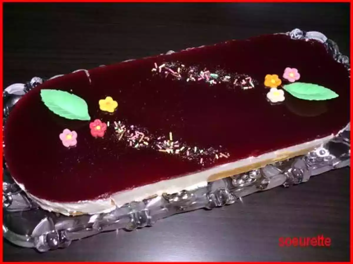 Bavarois Poire / Framboise