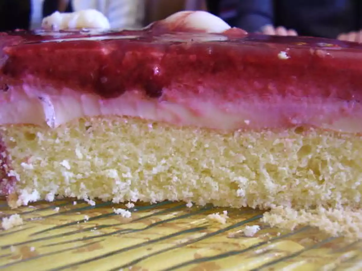 Bavarois rose-litchi-framboise. - photo 3