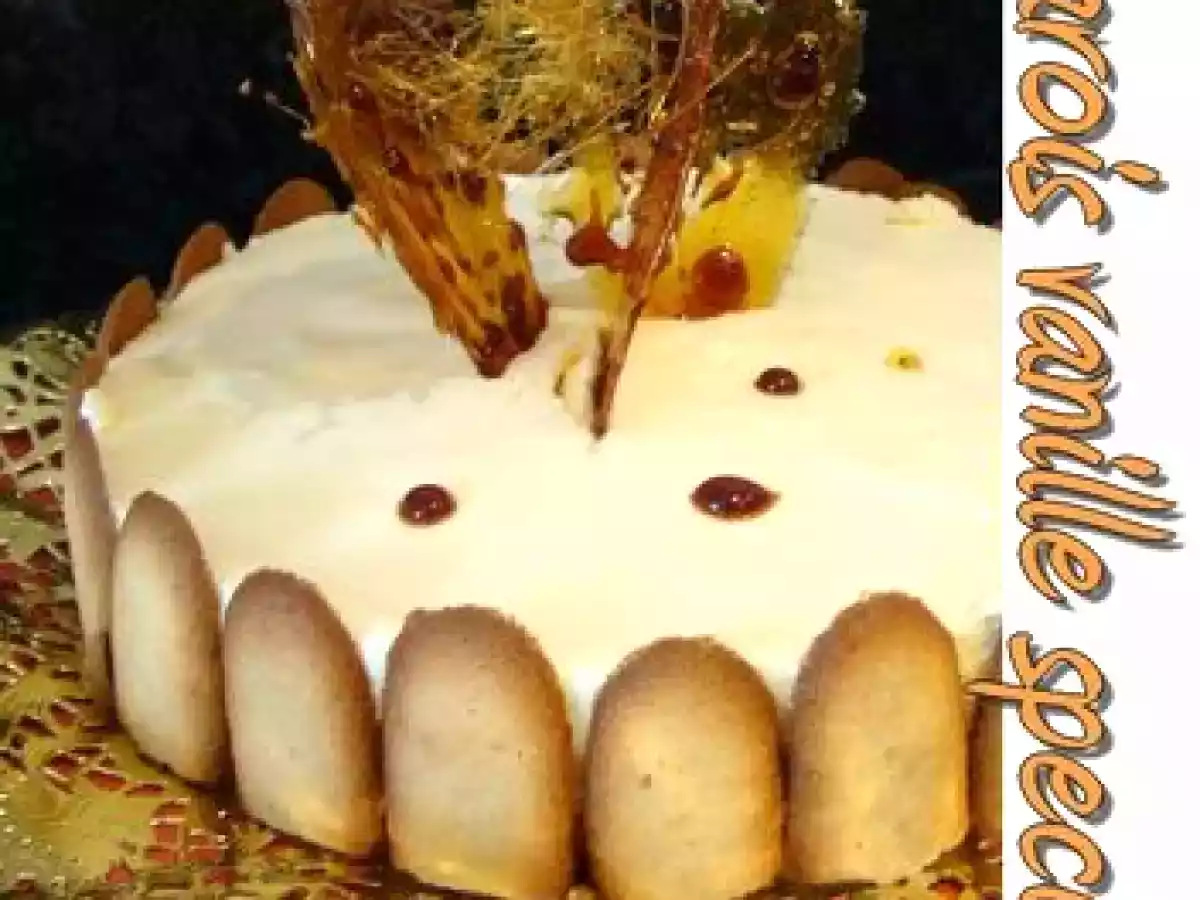 Bavarois vanille speculoos