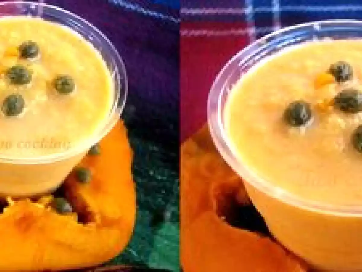 Bavaroise à la papaye et son biscuit chocolaté