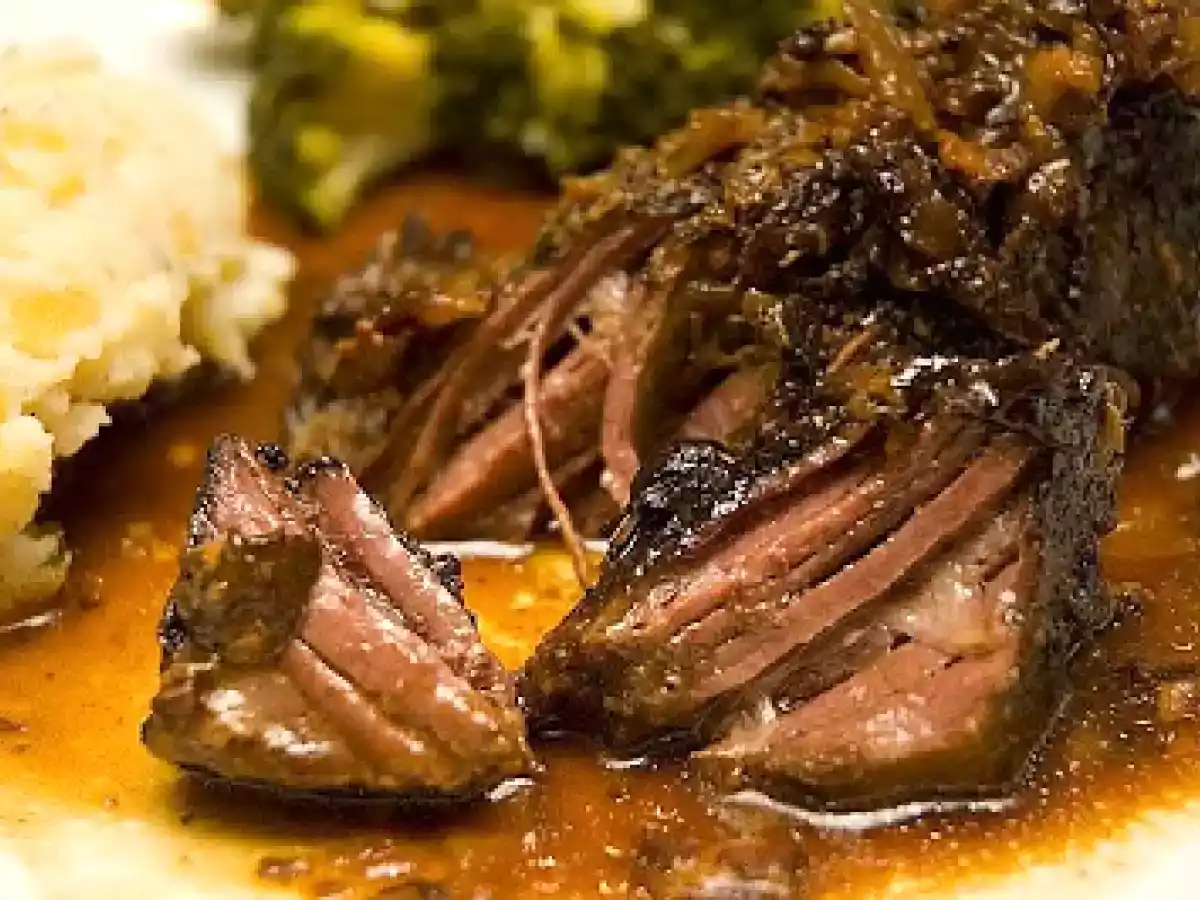 Bavettes braisées à la bière et aux oignons - photo 2