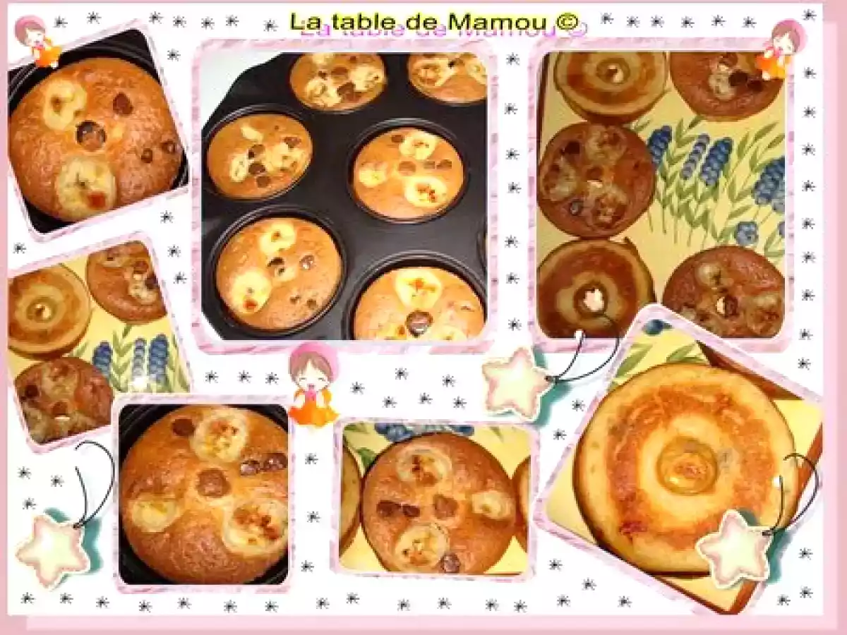 Beignets à la banane et aux pépites de chocolat