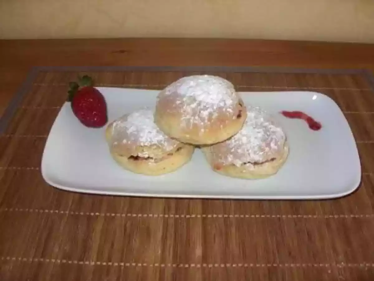 BEIGNETS à la fraise (sans friture) au four - photo 3