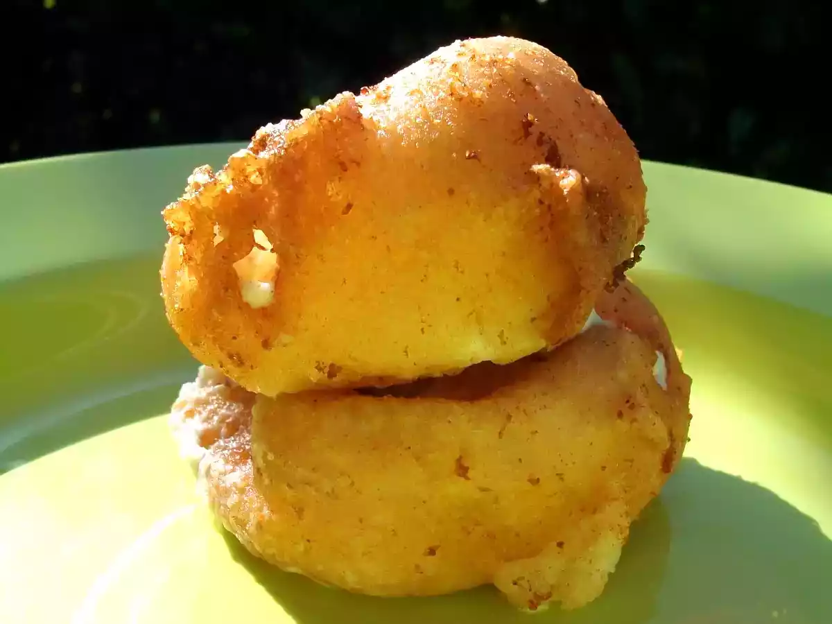 Beignets croustillants au fromage de chèvre qui fond qui fond ... - photo 2