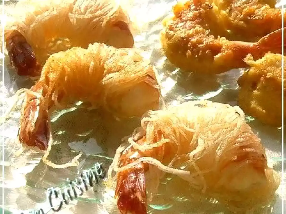 Beignets de crevettes aux vermicelles de soja