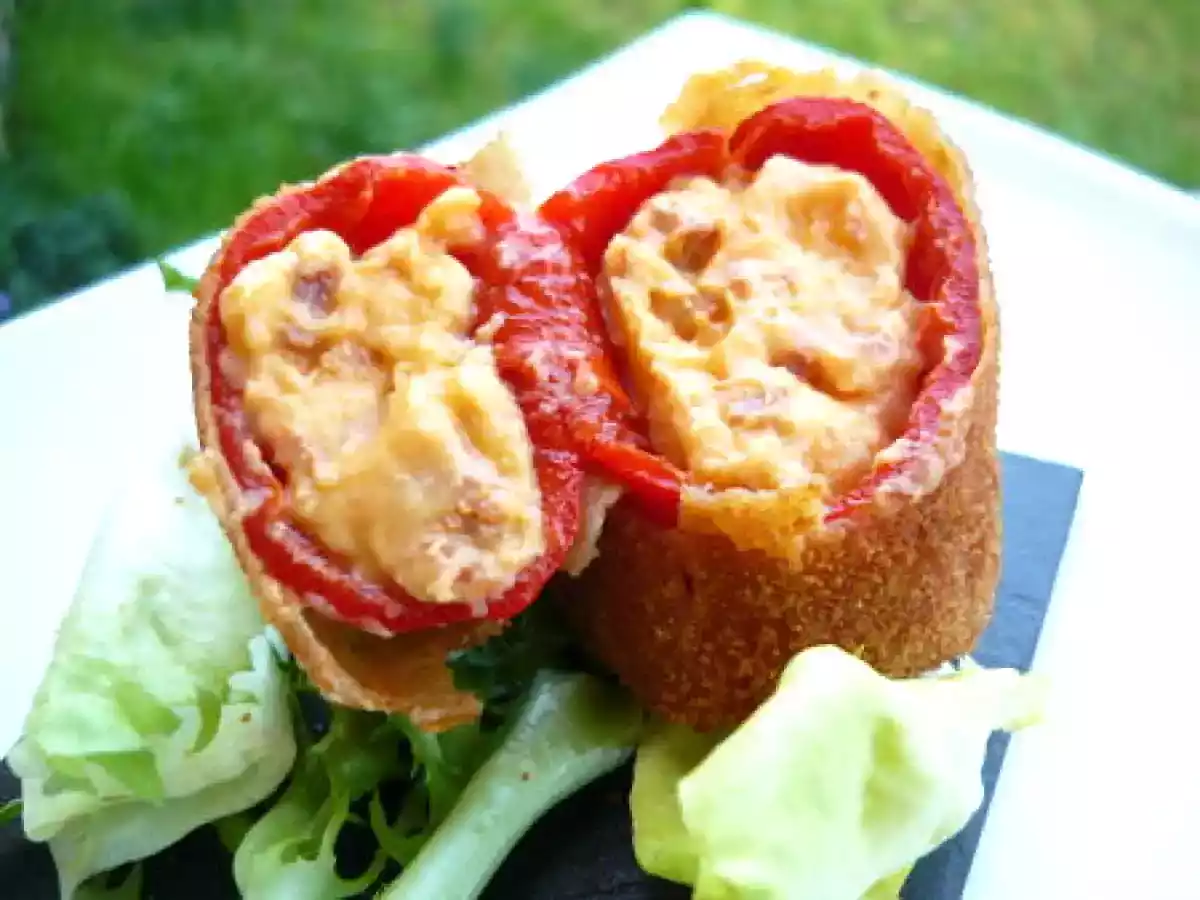 Beignets de piquillos au chorizo