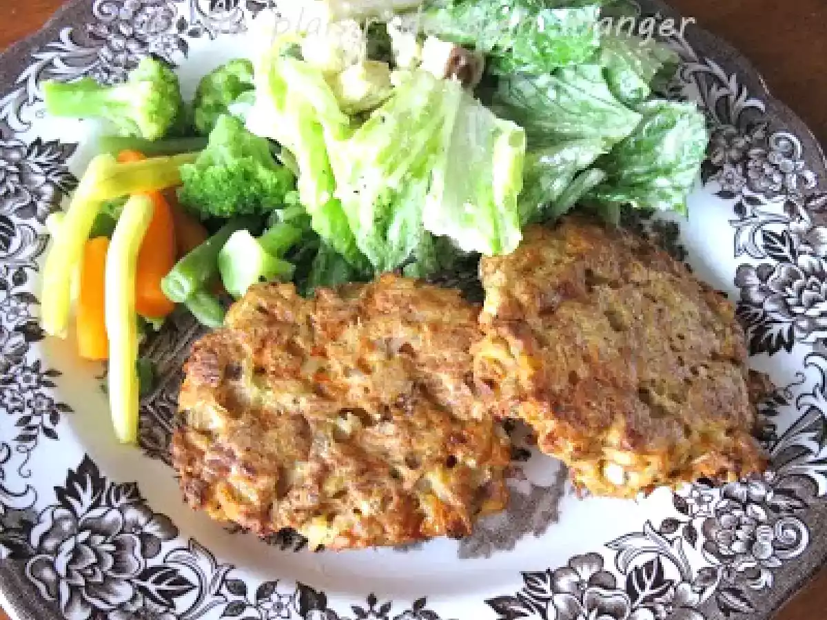 Beignets de riz au thon et aux légumes