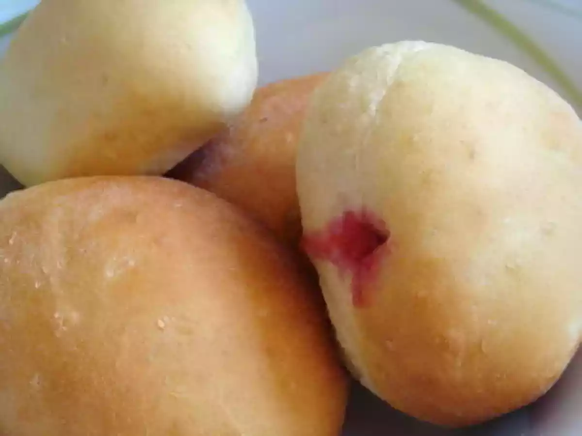 Beignets framboise rhubarbe au four - photo 2