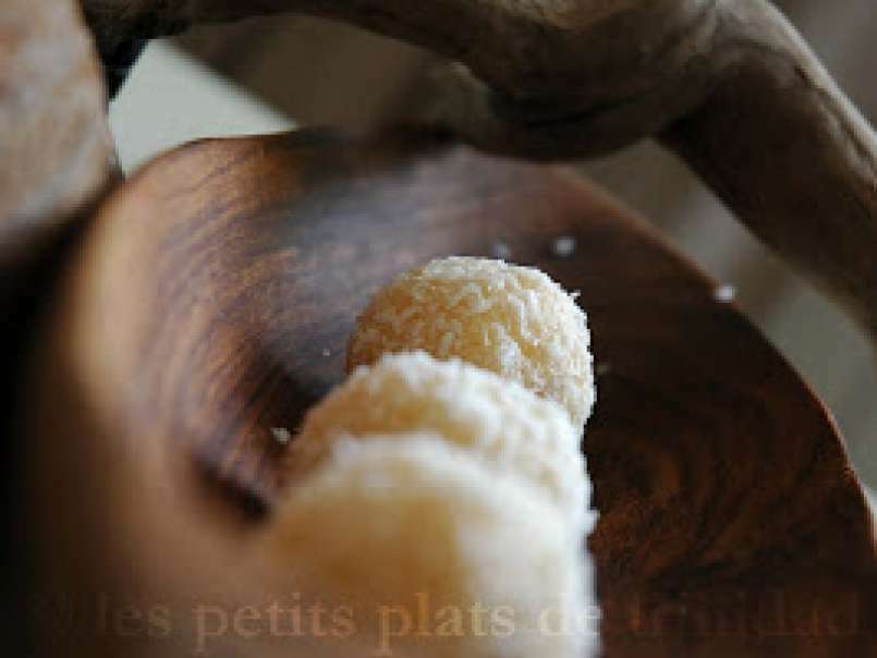 Beijinhos de coco ou truffes à la noix de coco (simples et délicieuses), photo 1