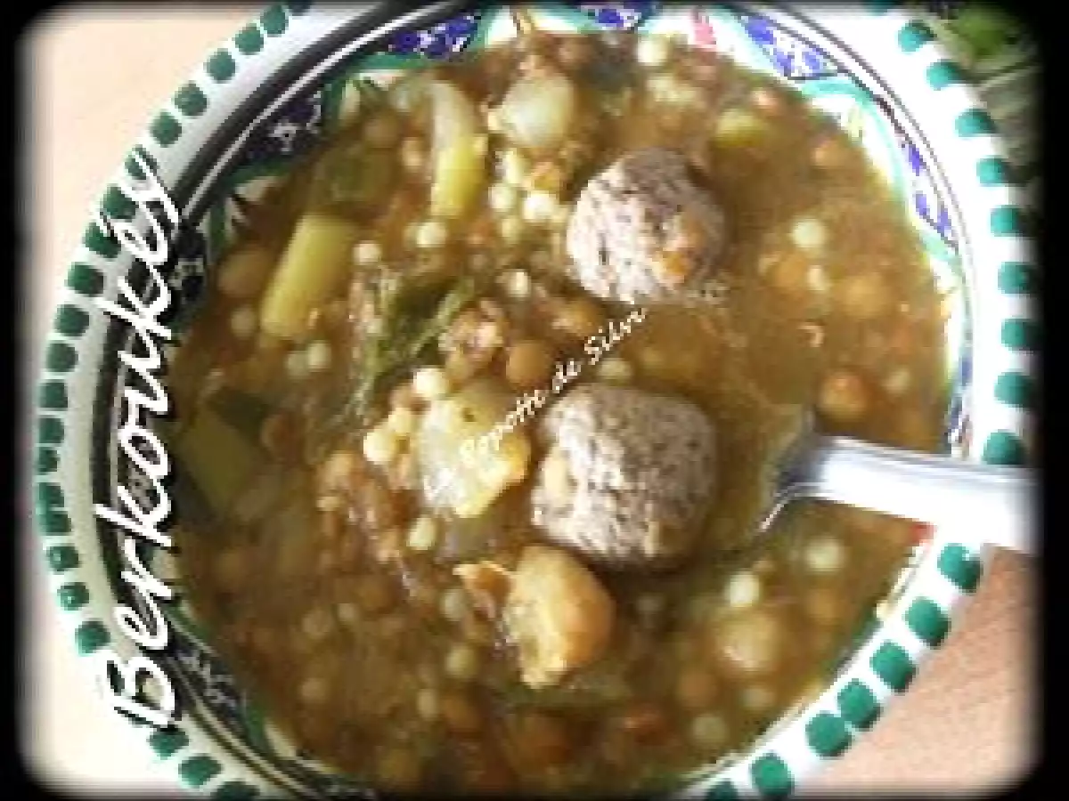 Berkoukès aux lentilles, légumes et boulettes a ma façon - photo 2