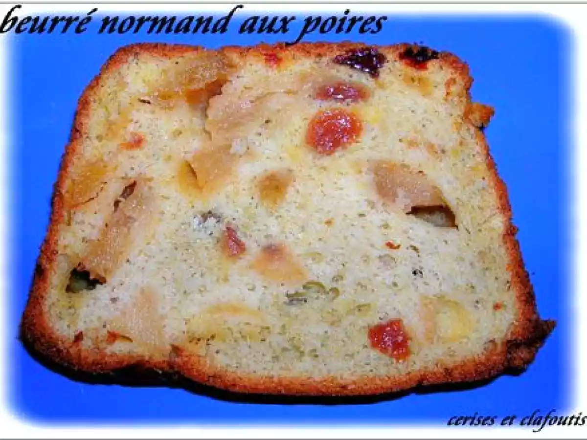 BEURRÉ NORMAND AUX POIRES ET RAISINS SECS - photo 2