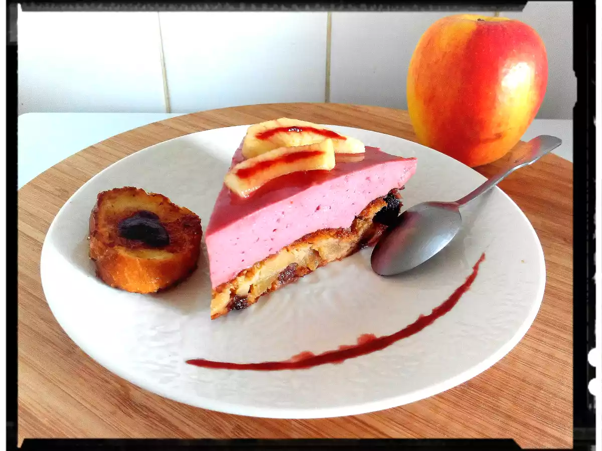 Beurré normand et sa mousse cassis