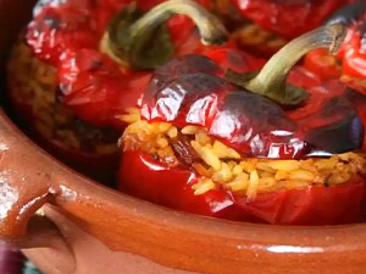 BIBER DOLMASI : Poivrons farcies à la Turque