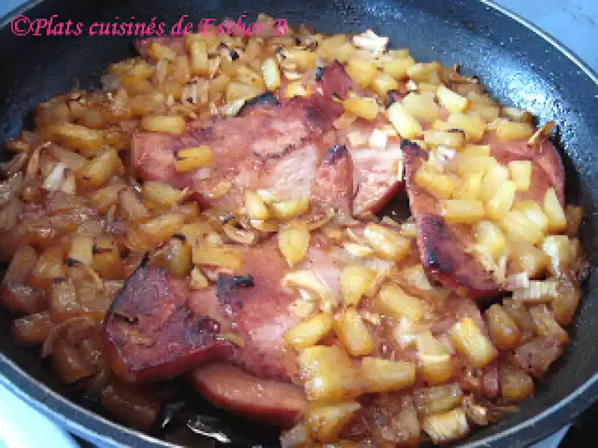 Bifteck de jambon à l'orange et à l'ananas - photo 2