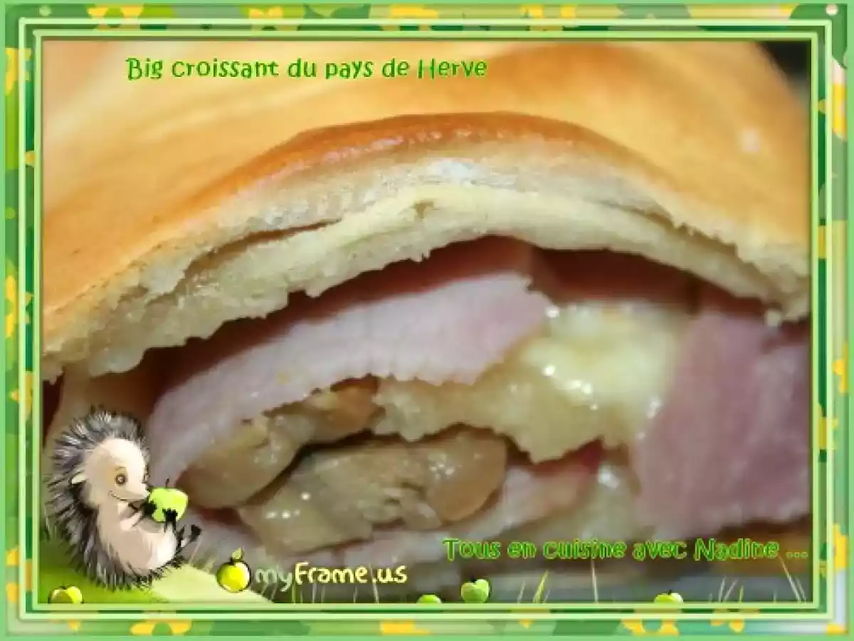 Big croissant salé du plateau de Herve