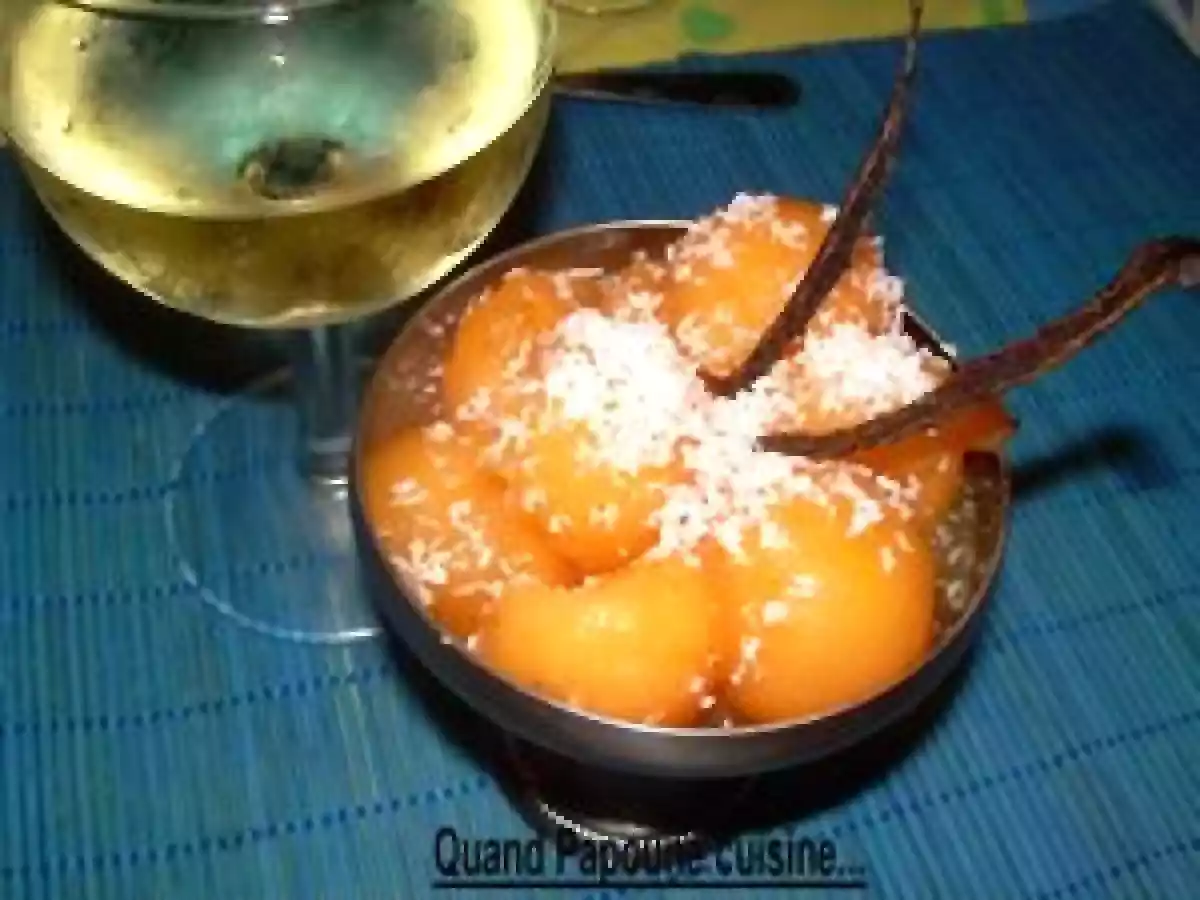 BILLES DE MELON A LA CREOLE