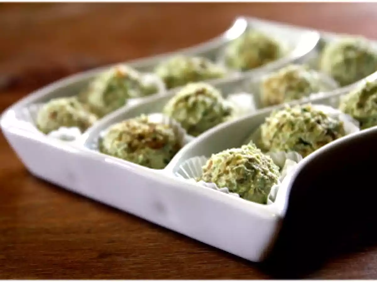 Billes de roquefort aux noix